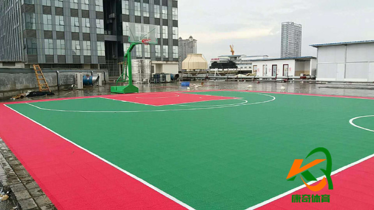 悬浮拼装地板篮球场案例展示